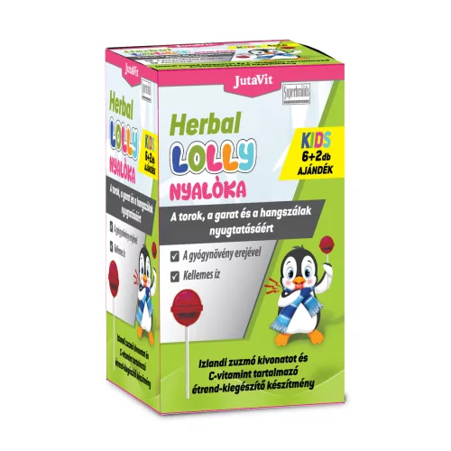 Jutavit herbal lolly torok nyalóka 8 db