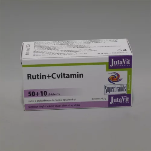 Jutavit rutin + c vitamin tabletta 60 db