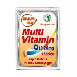 Dr. Chen multimax vitamin + q10 + szelén tabletta 40 db