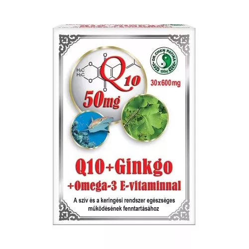 Dr. Chen q10 + ginkgo + omega3 kapszula 30 db