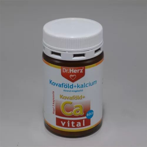 Dr. Herz kovaföld + kalcium kapszula 60 db