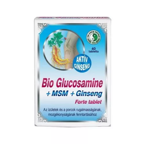 Dr. Chen bio glucosamine + msm + ginseng forte tabletta 40 db