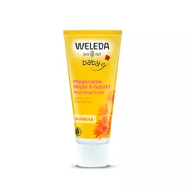   Weleda bio körömvirágos natúr babakrém arcra, testre 75 ml