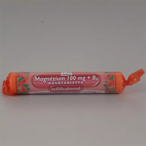 1x1 vitaday magnézium + b6 rágótabletta szőlőcukorral málna 17 db