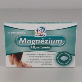 1x1 vitaday magnézium + b6-vitamin filmtabletta 30 db