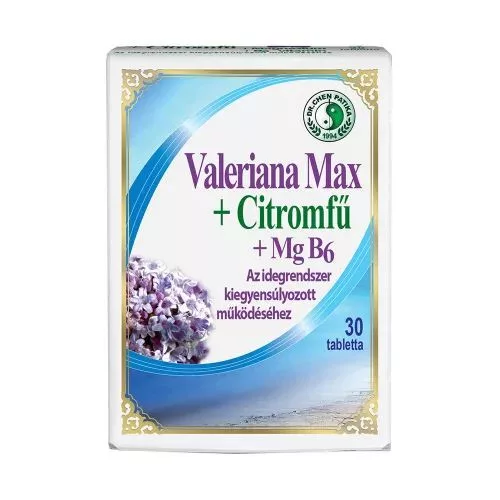 Dr. Chen valeriana max + citromfű tabletta 30 db