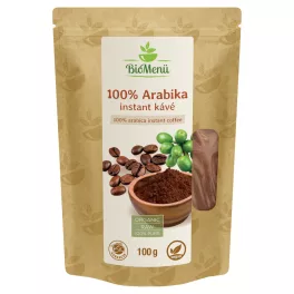 BioMenü bio 100% Arabica instant kávé 100 g