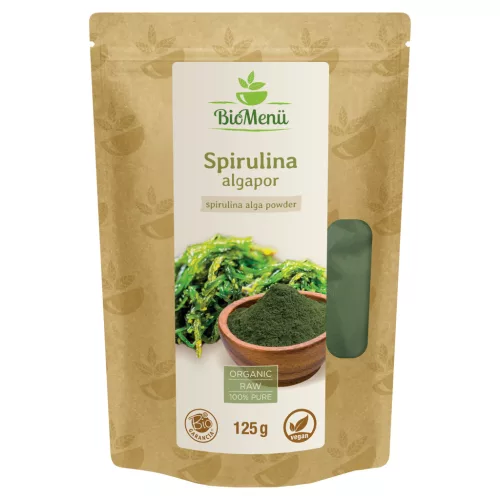 BioMenü bio Spirulina algapor 125 g