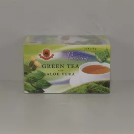 Herbex prémium tea zöldtea aloe verával 20x1,5g 30 g