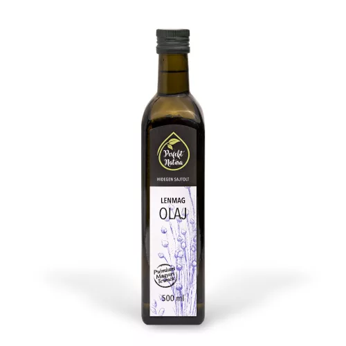 Perfekt Natura hidegen sajtolt lenmag olaj 500 ml