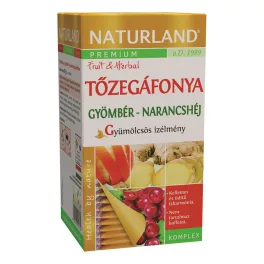   Naturland gyümölcstea tőzegáfonya-gyömbér narancshéj 20x2g 40 g