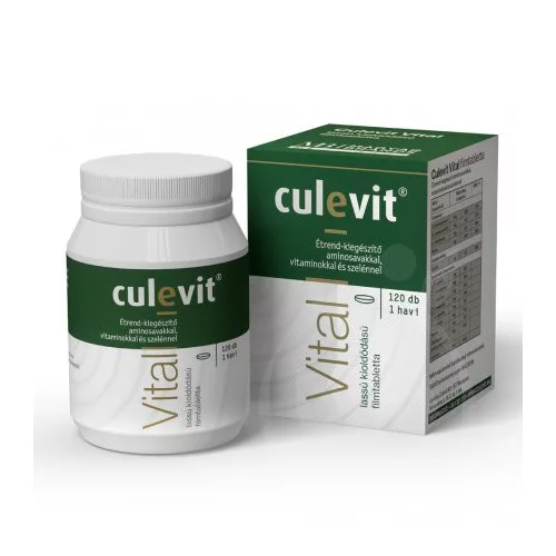 Culevit vital étrendkiegészítő aminosavakkal, vitaminokkal és szelénnel filmtabletta 120 db