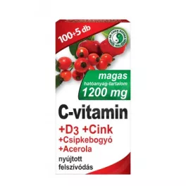   Dr. Chen c-vitamin 1200mg + d3 + cink + acerola + csipkebogyó tablett 105 db