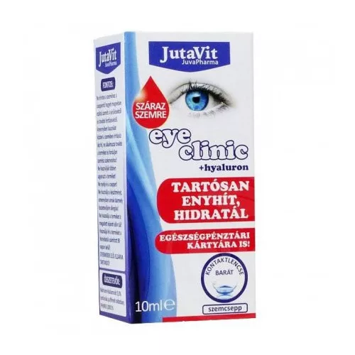 Jutavit eyeclinic szemcsepp száraz szemre 10 ml