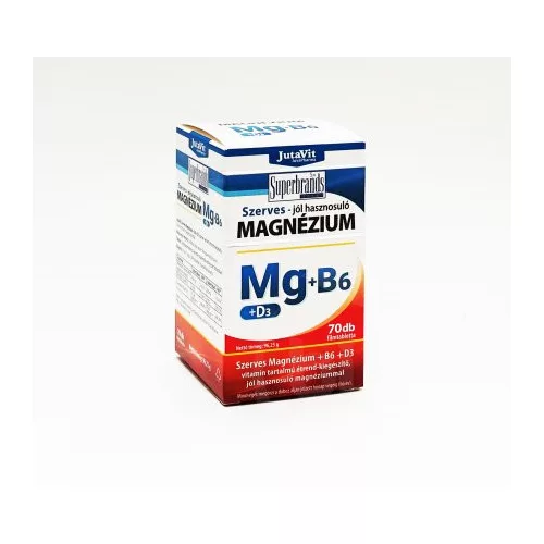 Jutavit szerves magnézium b6 + d3 vitamin kapszula 70 db