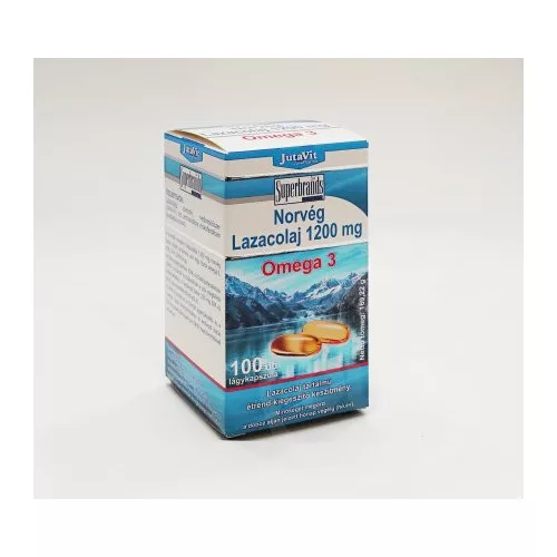 Jutavit norvég lazacolaj omega3 kapszula 100 db