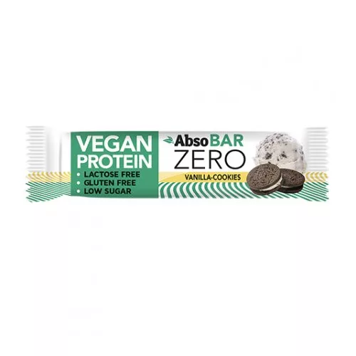Absorice absobar zero vegan proteinszelet vanilla cookies 40 g