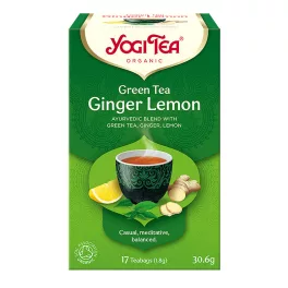 Yogi bio tea zöld tea gyömbérrel citrommal 31 g