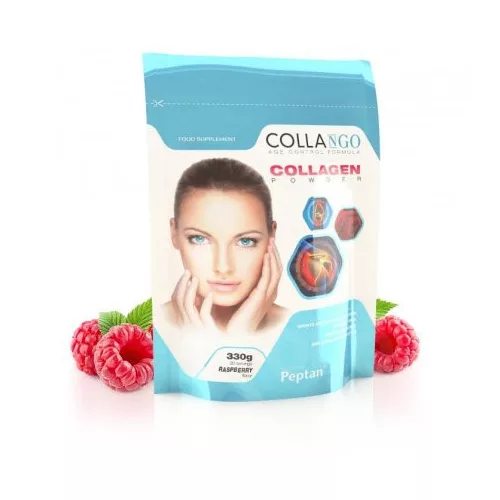 Collango collagen por málnás ízű 330 g