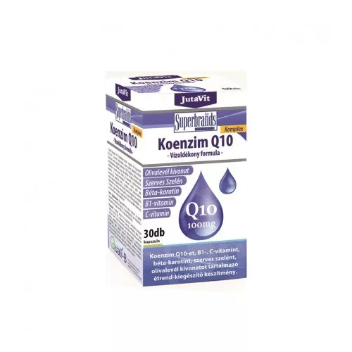 Jutavit koenzim q10 100 mg vízoldható 30 db