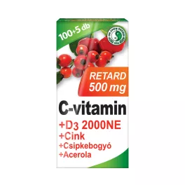   Dr. Chen c-vitamin 500 mg retard + d3 + acerola tabletta 105 db