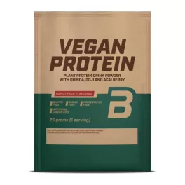   Biotech vegan protein erdei gyümölcs ízű fehérje italpor 25 g
