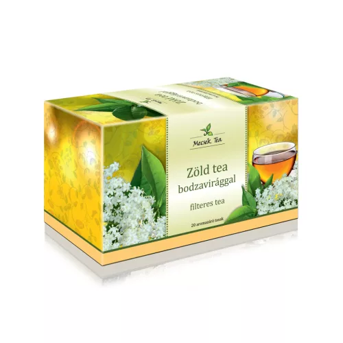 Mecsek zöld tea bodzavirággal 20x2g 40 g