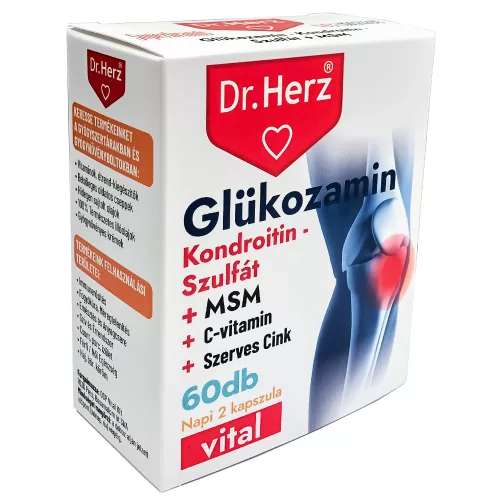 Dr. Herz glükozamin + kondrotin-szulfát + msm kapszula 60 db