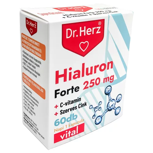 Dr. Herz hialuron forte 250mg kapszula 60 db
