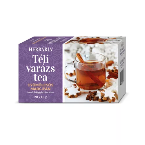 Herbária téli varázs gyümölcs-marcipán ízű tea 20x1,5g 30 g