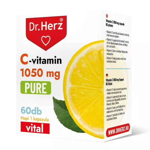 Dr. Herz c-vitamin 1050 mg pure kapszula 60 db
