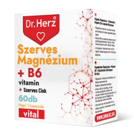   Dr. Herz szerves magnézium + b6 + szerves cink kapszula 60 db