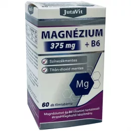 Jutavit magnézium 375mg + b6 vitamin filmtabletta 60 db