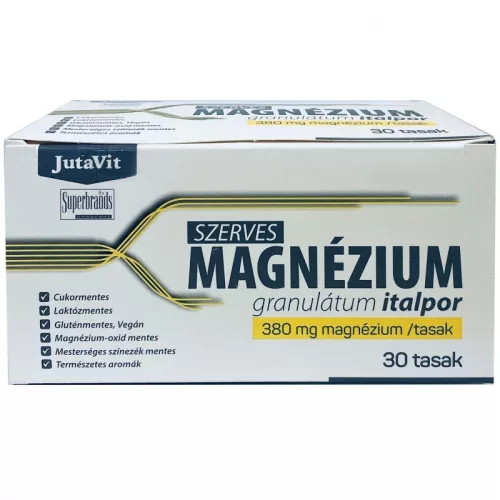 Jutavit szerves magnézium granulátum italpor 380mg/tasak 30 db