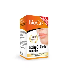 Bioco lizin c + cink komplex megapack tabletta 100 db