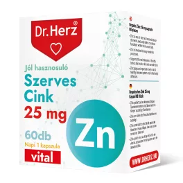 Dr. Herz szerves cink 25mg kapszula 60 db
