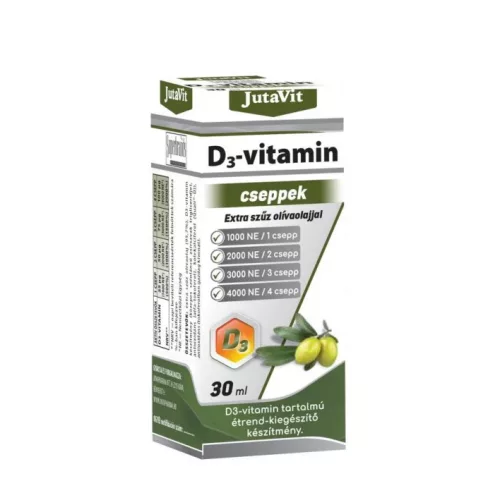 Jutavit d3-vitamin 1000NE cseppek extra szűz olivaolajjal 30 ml