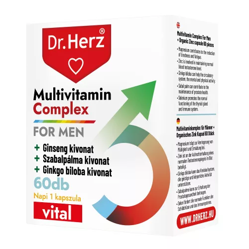 Dr. Herz multivitamin férfiaknak kapszula 60 db