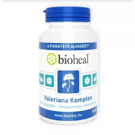   Bioheal valeriana komplex (macskagyökér + golgotavirág + komlótoboz) kapszula 70 db