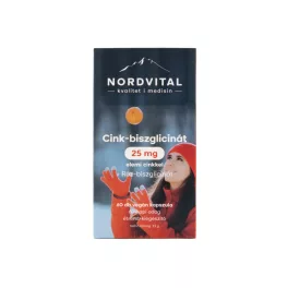 Nordvital cink-biszglicinát + réz kapszula 60 db