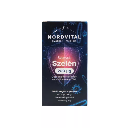 Nordvital szerves szelén vegán kapszula 60 db