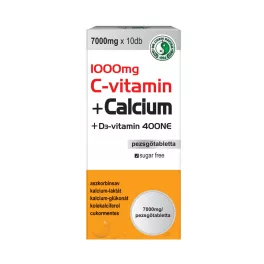   Dr. Chen 1000mg c-vitamin + 170mg kalcium + 400ne d3-vitamin pezsgőtabletta 10 db