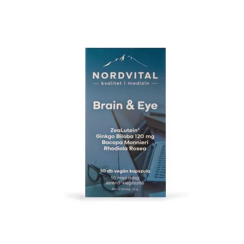 Nordvital brain and eye lágyzselatin kapszula 50 db