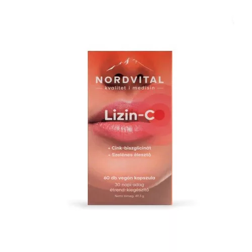 Nordvital lizin-c vegán kapszula 60 db