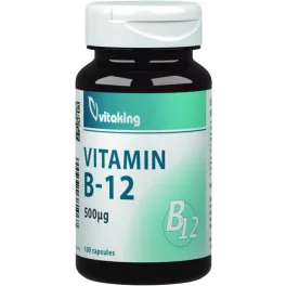 Vitaking b-12 vitamin 500mcg kapszula 100 db