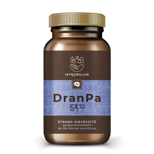 Myrobalan DranPa agyserkentő és memóriajavító gyógynövény-komplex vegán kapszula 60 db