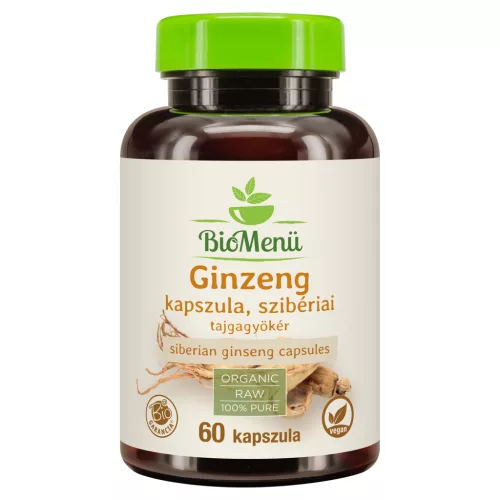 BioMenü bio Ginzeng szibériai kapszula 60 db