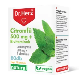 Dr. Herz citromfű 500mg + b-vitaminok kapszula 60 db