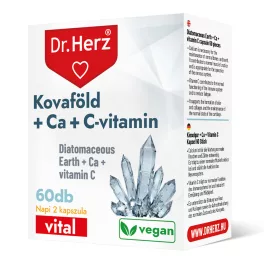 Dr. Herz kovaföld + calcium + c-vitamin kapszula 60 db