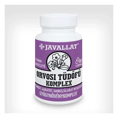 Javallat orvosi tüdőfű komplex étrend-kiegészítő kapszula 60 db